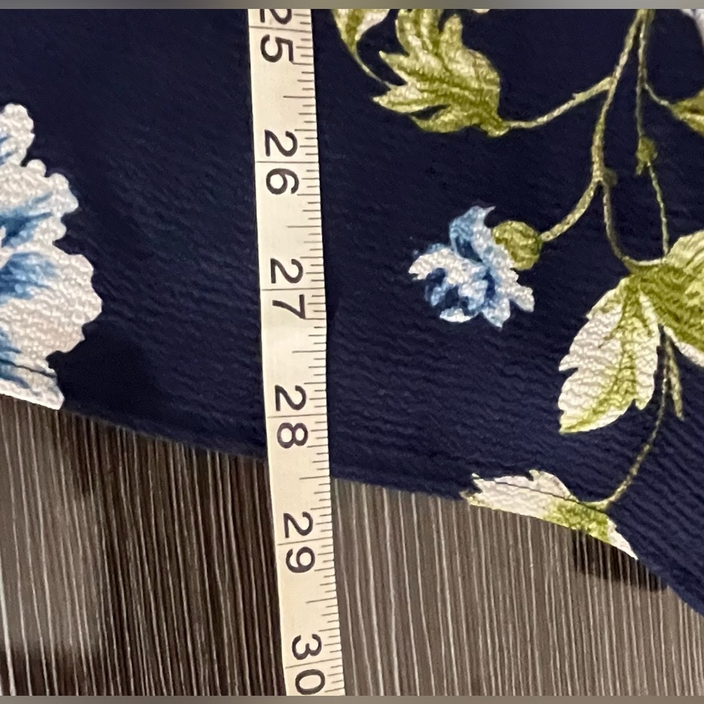 Altar'd State NWT Halter Top Romper with Navy Floral Design Size Medium - Picture 13 of 15